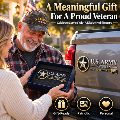 🎖️ 50% OFF Veteran Vehicle Emblem – Honor Their Service With Pride 🇺🇸