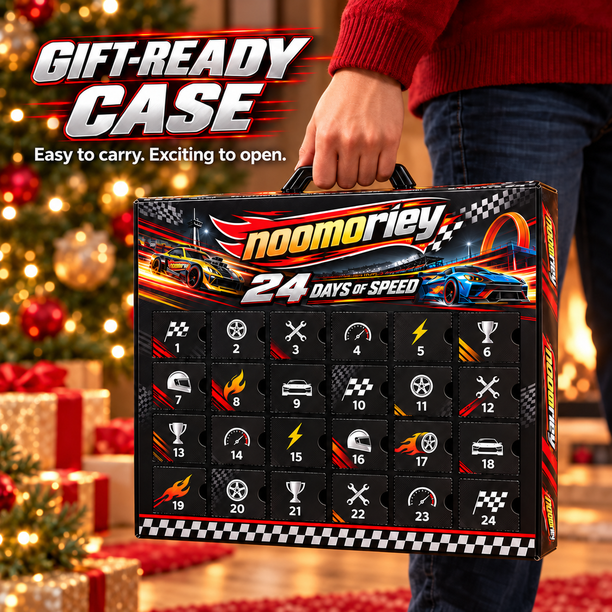 🏎️ 24-Day Toy Car Christmas Advent Calendar