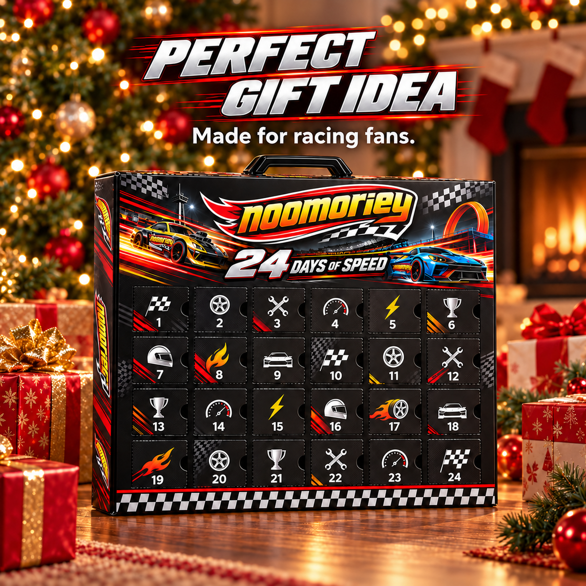 🏎️ 24-Day Toy Car Christmas Advent Calendar