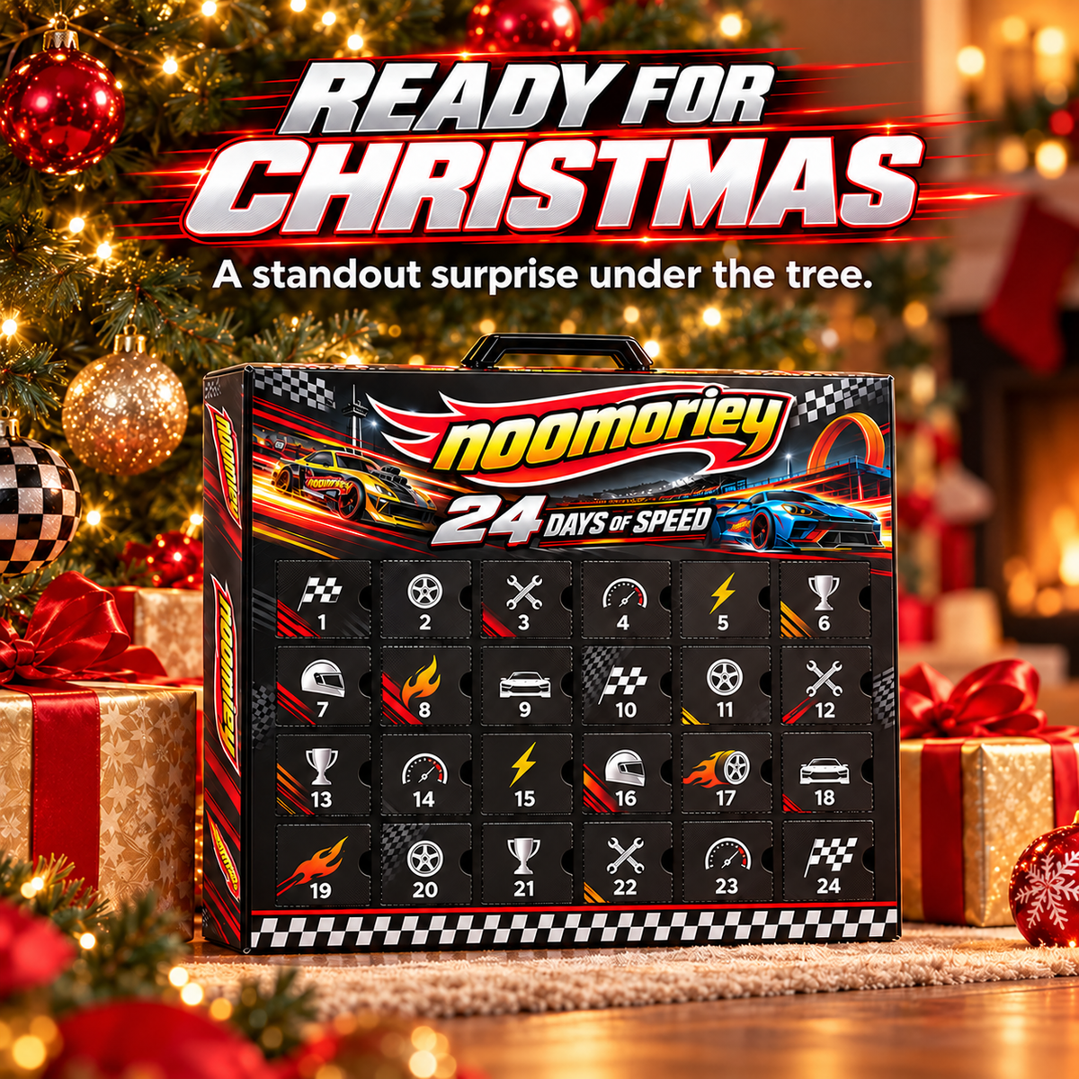 🏎️ 24-Day Toy Car Christmas Advent Calendar
