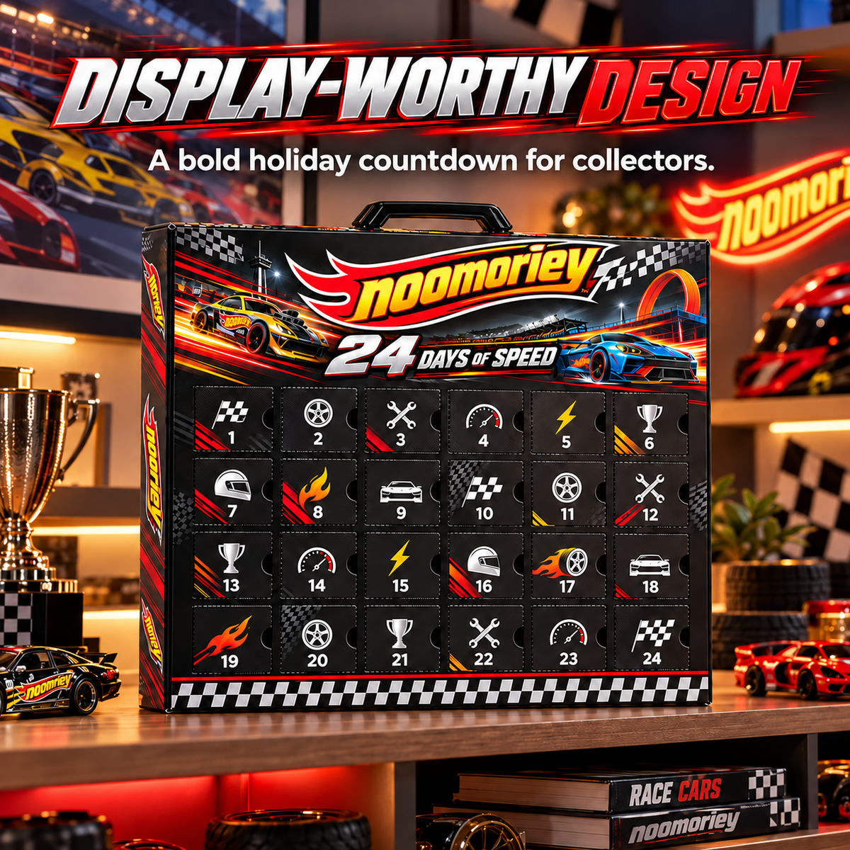 🏎️ 24-Day Toy Car Christmas Advent Calendar