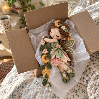 🧚✨ Fairy Hug Crochet Curtain Tiebacks – Whimsical Fairy Window Decor, Handmade Charm & Unique Gift Idea 🎁