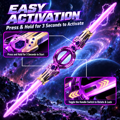 🔥Retractable LED Toy Light Sword Saber Katana
