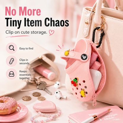 ✨ Mini Clog Charm Pouch