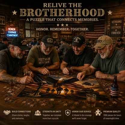 Military Tribute Puzzle Wall Art