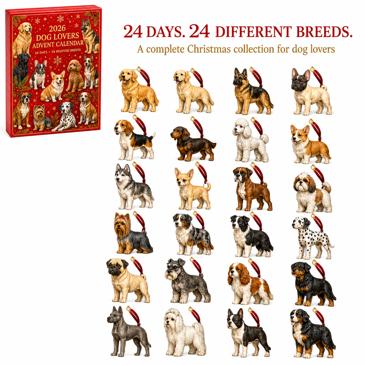 ❤️🔥Last 30pcs🔥❤️New Arrivlas for Pet Lover❤️2026 Christmas 24-days Countdown Advent Calendar
