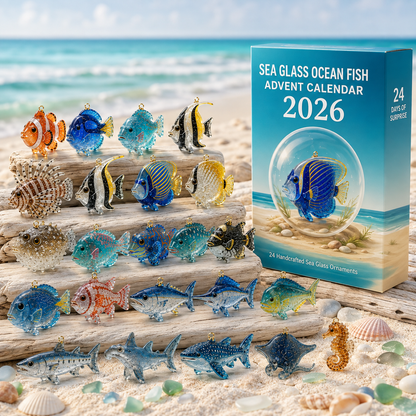 2026 Sea Glass Ocean Fish Advent Calendar
