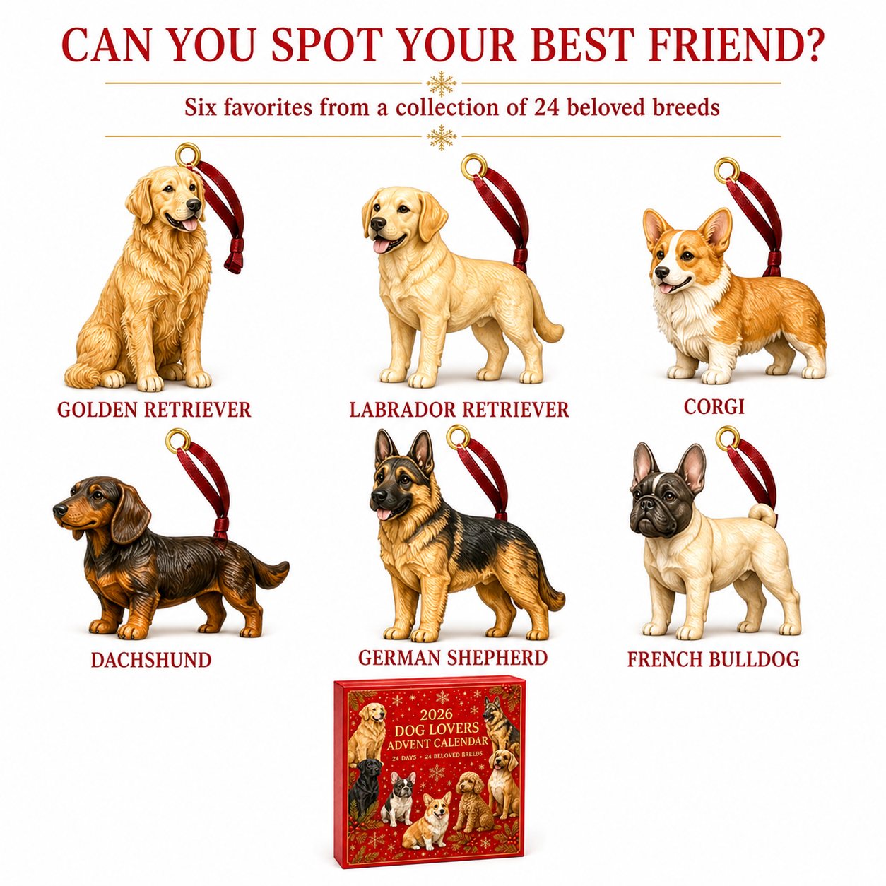 ❤️🔥Last 30pcs🔥❤️New Arrivlas for Pet Lover❤️2026 Christmas 24-days Countdown Advent Calendar