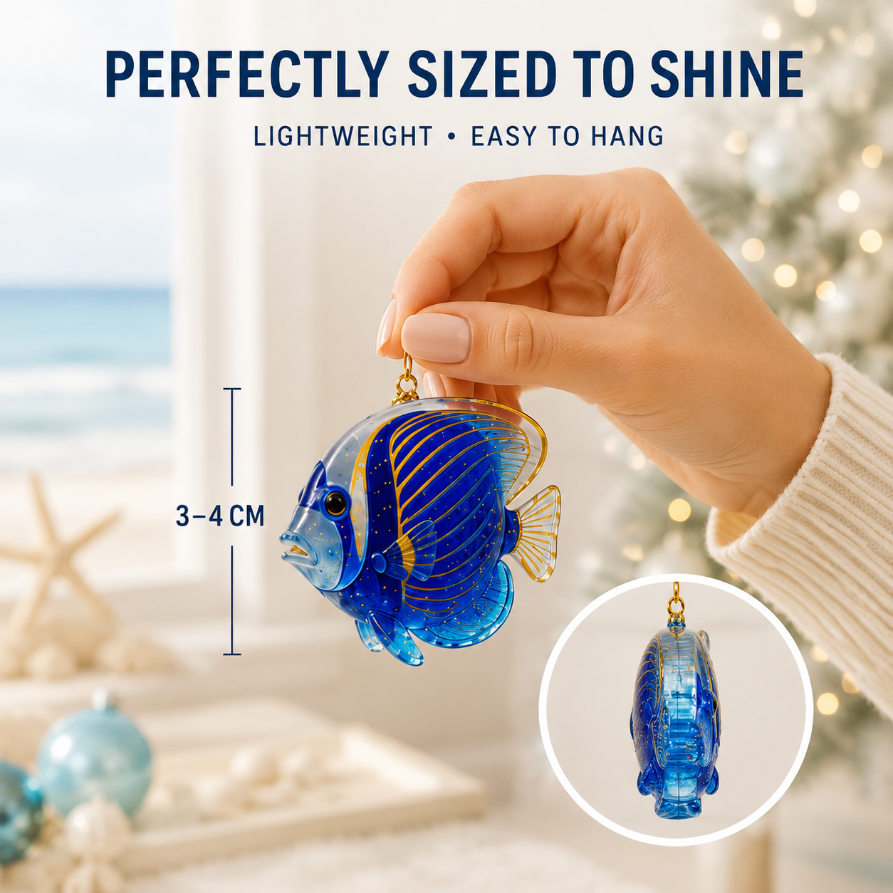 Sea Glass Ocean Fish Advent Calendar detail