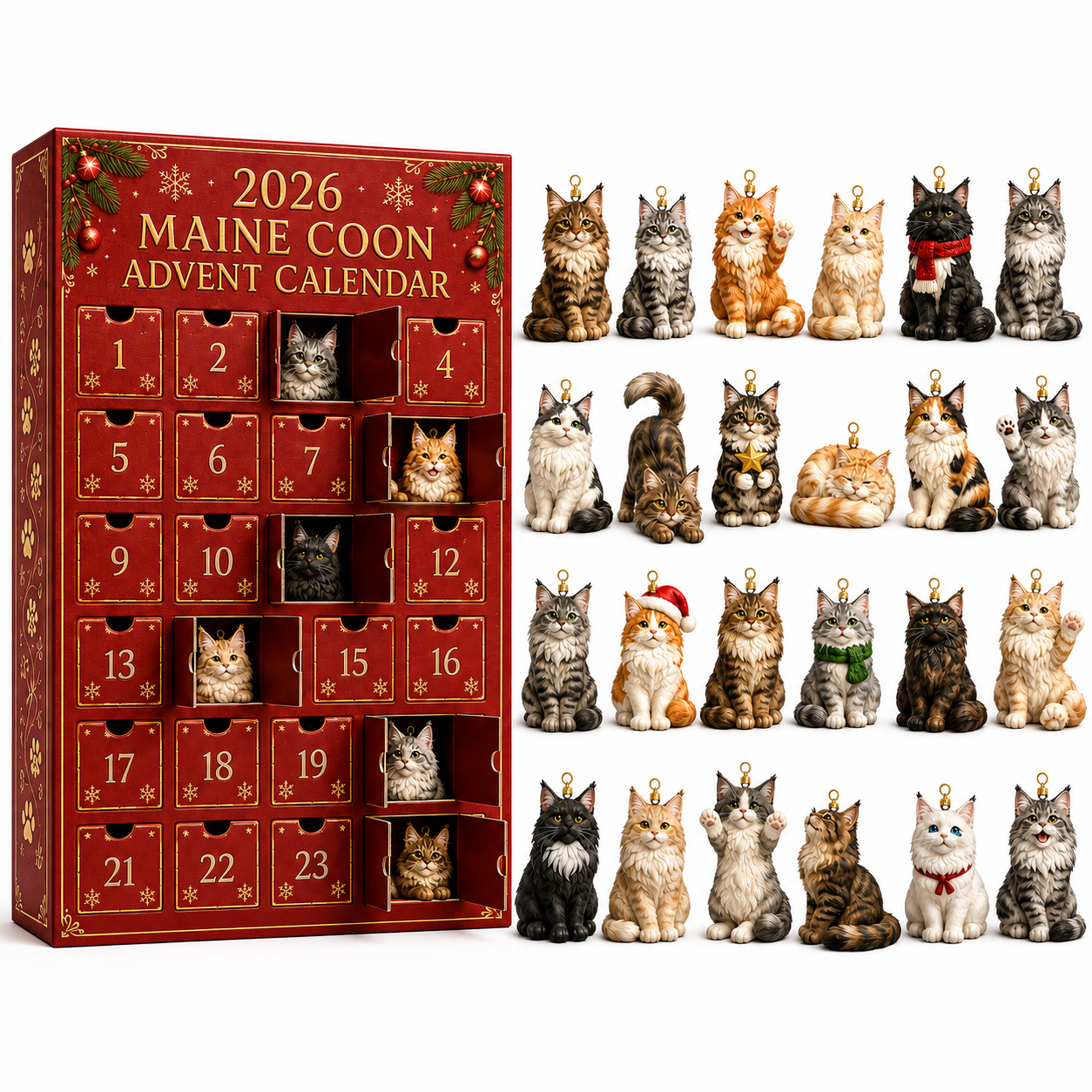 ❤️🔥Last 30pcs🔥❤️New Arrivlas for Pet Lover❤️2026 Christmas 24-days Countdown Advent Calendar