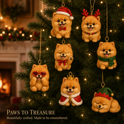 ❤️🔥Last 30pcs🔥❤️🎄2026 Pomeranian Christmas Ornament Advent Calendar