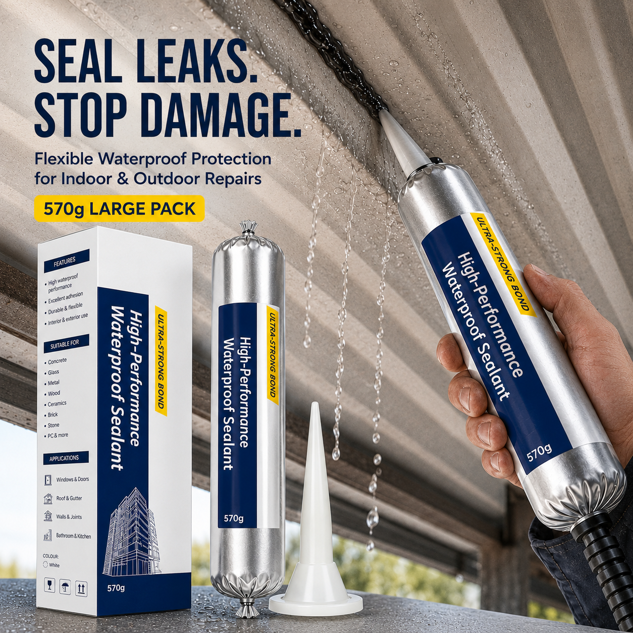 🔥 LIMITED 50% OFF – Indoor & Outdoor Leak Repair Sealant