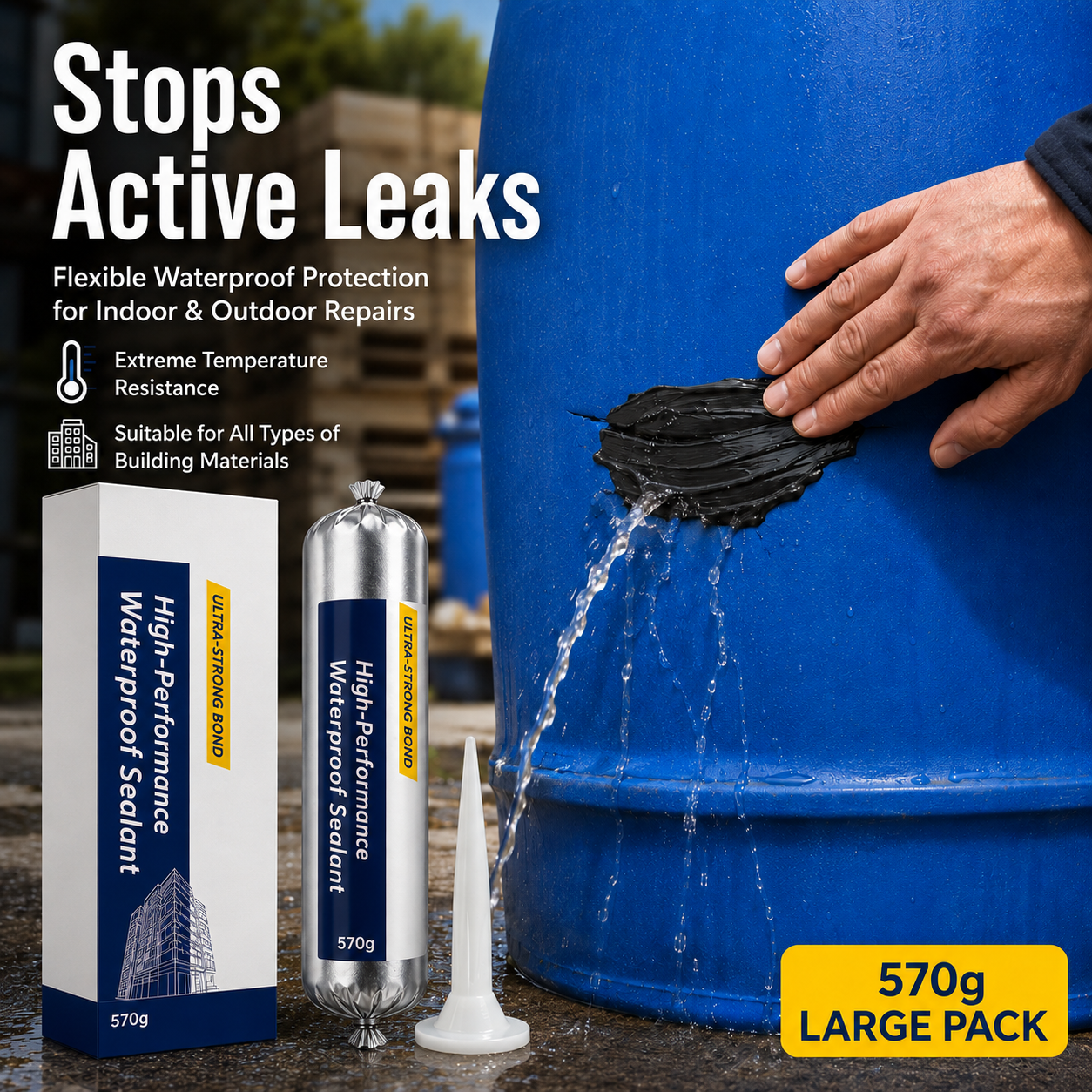 🔥 LIMITED 50% OFF – Indoor & Outdoor Leak Repair Sealant