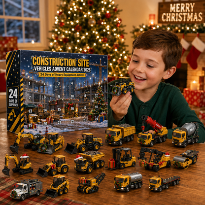 🚜 Heavy Equipment Advent Calendar 2026 – 24 Construction Machines to Collect 🎄