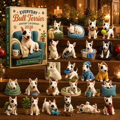 Everyday Bull Terrier Advent Calendar 2026 - 24-Day Festive Countdown