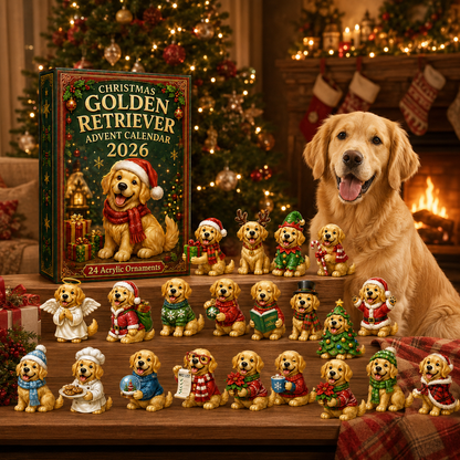 Golden Retriever Cosplay Advent Calendar 2026 – 24 Acrylic Charms