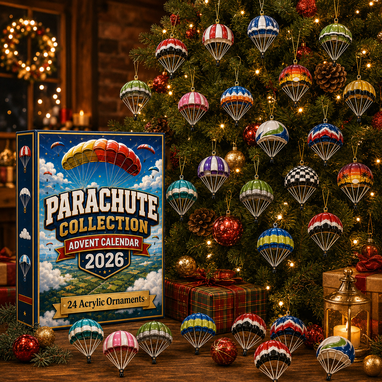 Parachute Collection Advent Calendar 2026 – 24 Skydiving Charms