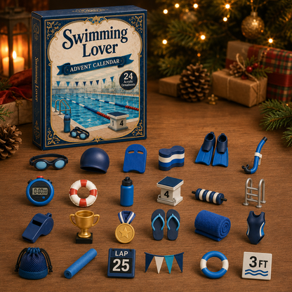Swimming Lover Advent Calendar 2026 – 24 Acrylic Charms
