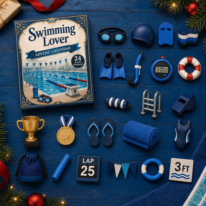 Swimming Lover Advent Calendar 2026 – 24 Acrylic Charms