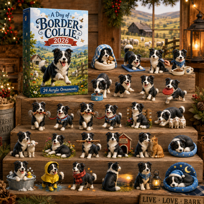 Grassland Running Sheepdog Advent Calendar 2026 – 24 Dog Charms