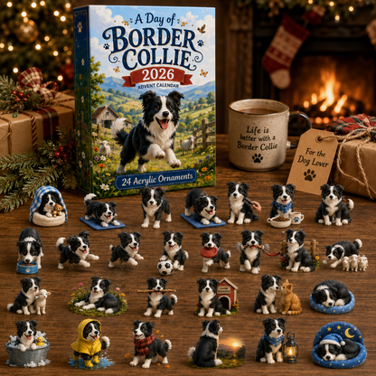 Grassland Running Sheepdog Advent Calendar 2026 – 24 Dog Charms