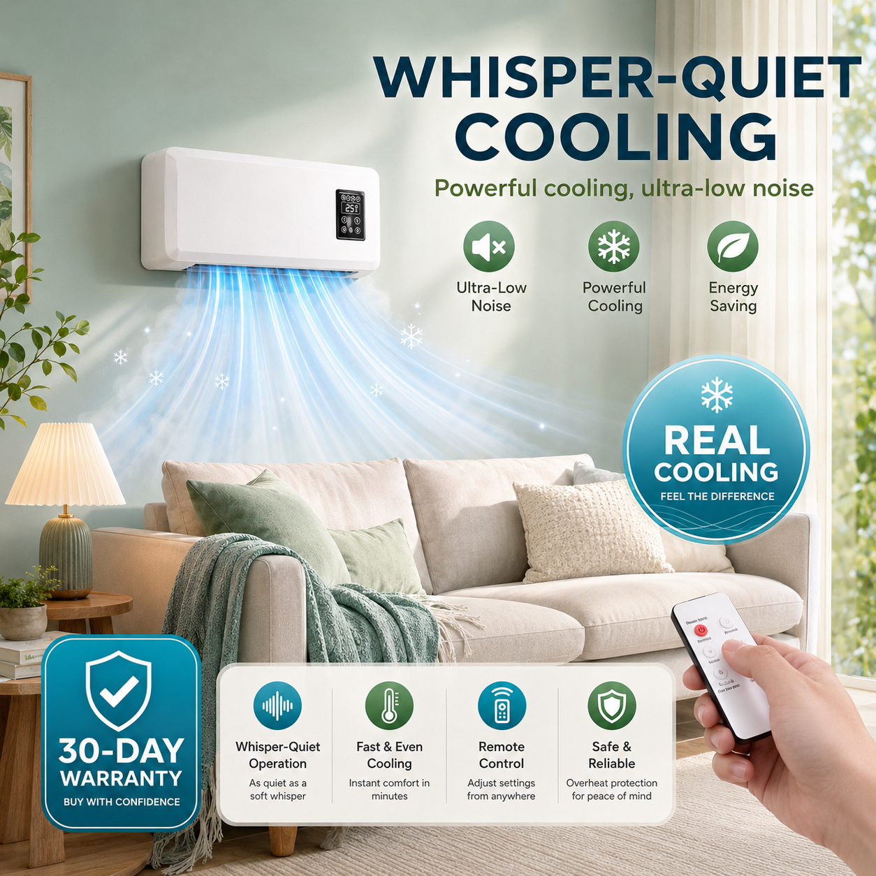 🔥Limited Discount🔥Ductless Portable Air Conditioners No Windows Needed