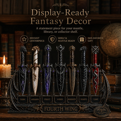 🐉 Official Fourth Wing Dagger Set