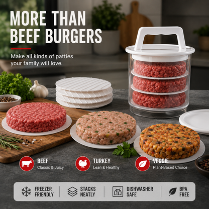 🔥 Burger Patty Press Kit – 30% OFF