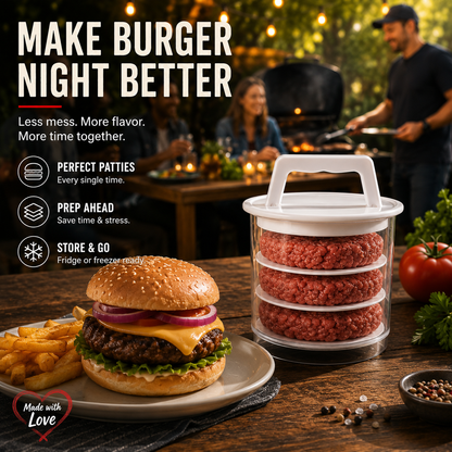 🔥 Burger Patty Press Kit – 30% OFF