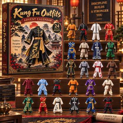 CHRISTMAS KICKOFF 49% OFF - Kung Fu Outfits Advent Calendar 2026 - 24-Day Festive Countdown