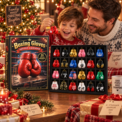 CHRISTMAS KICKOFF 49% OFF - Boxing Gloves Advent Calendar 2026 - 24-Day Festive Countdown