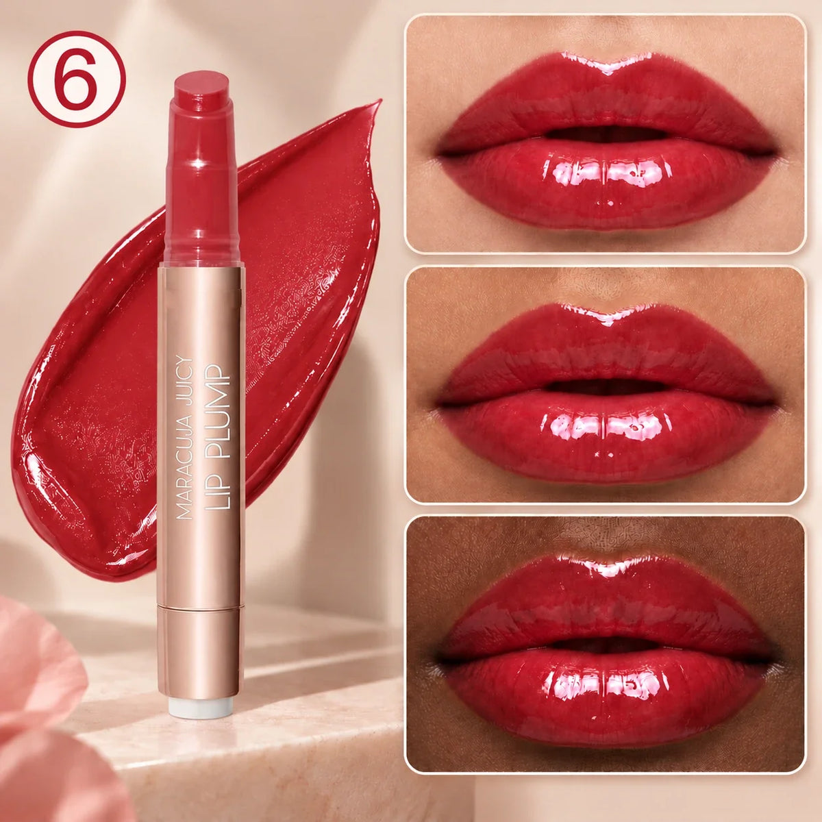 Juicy Lip Plump Balm – Glossy Buildable Lip Color