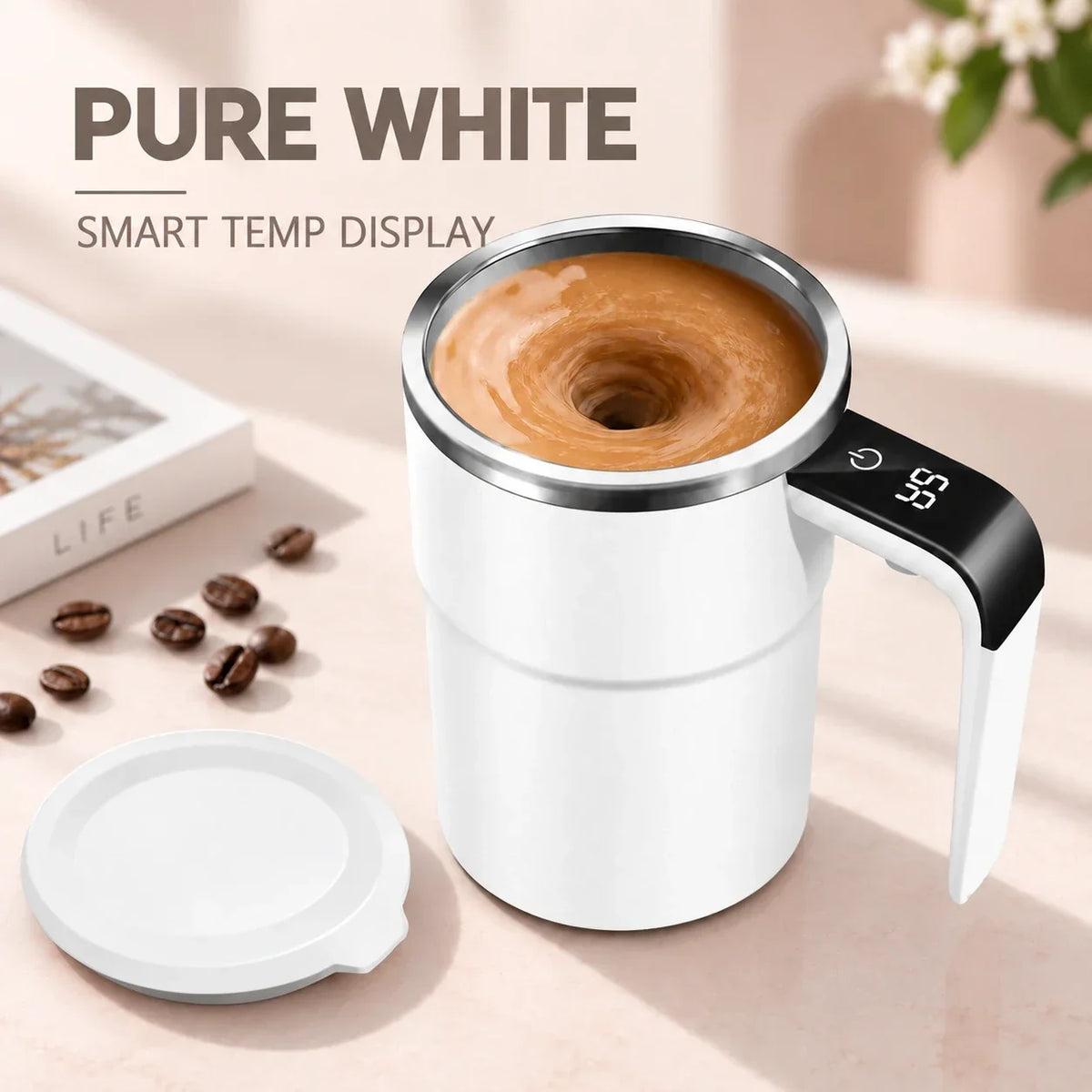 Rechargeable Self-Stirring Mug