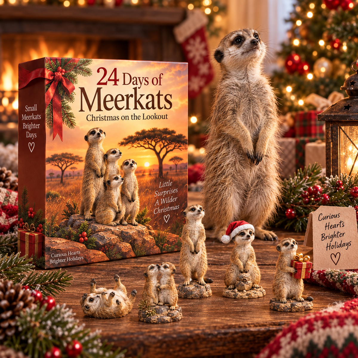 🐾 24 Days of Meerkats – Christmas on the Lookout