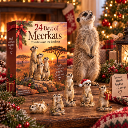 🐾 24 Days of Meerkats – Christmas on the Lookout