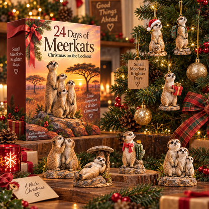 🐾 24 Days of Meerkats – Christmas on the Lookout