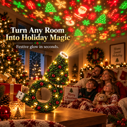 🔥LAST DAY 49% OFF🔥-🎄Holiday Christmas Tree Projector Light✨