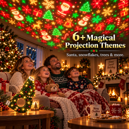 🔥LAST DAY 49% OFF🔥-🎄Holiday Christmas Tree Projector Light✨