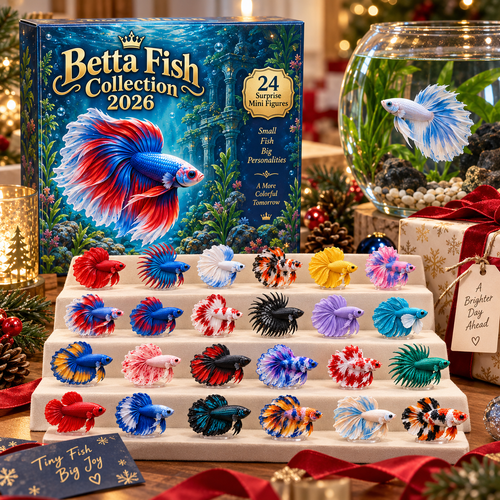 CHRISTMAS SALE 49% OFF - 2026 Betta Fish Collection Advent Calendar