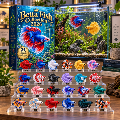 CHRISTMAS SALE 49% OFF - 2026 Betta Fish Collection Advent Calendar
