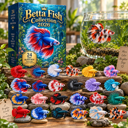 CHRISTMAS SALE 49% OFF - 2026 Betta Fish Collection Advent Calendar
