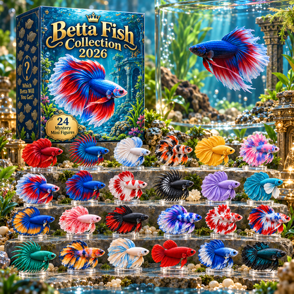 CHRISTMAS SALE 49% OFF - 2026 Betta Fish Collection Advent Calendar
