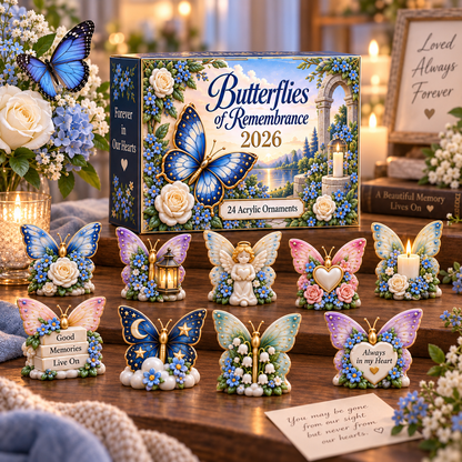 CHRISTMAS KICKOFF 49% OFF - Butterflies Of Remembrance Advent Calendar 2026 - 24-Day Festive Countdown