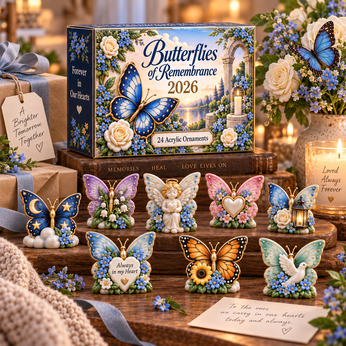 CHRISTMAS KICKOFF 49% OFF - Butterflies Of Remembrance Advent Calendar 2026 - 24-Day Festive Countdown