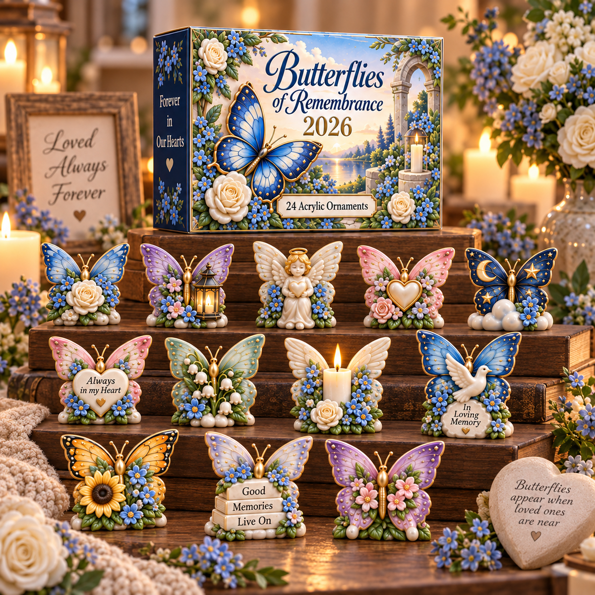 CHRISTMAS KICKOFF 49% OFF - Butterflies Of Remembrance Advent Calendar 2026 - 24-Day Festive Countdown