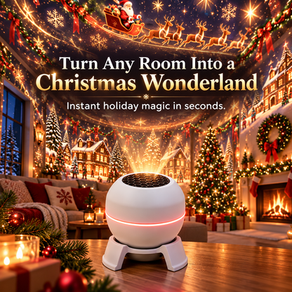 🔥LAST DAY 49% OFF -🎄 Magical Christmas Projection Night Light – Transform Any Room Into A Holiday Wonderland