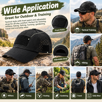 Military-Inspired Tactical Visor, Sun-Protective Outdoor Accessory for Adults