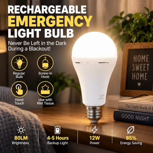 🔥Last Week Clearance Sale 49% OFF✅️Rechargeable Emergency Light Bulbs