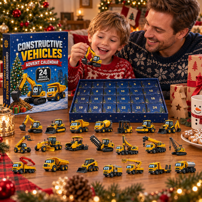 CHRISTMAS KICKOFF 49% OFF - Constructive Vehicles Advent Calendar 2026