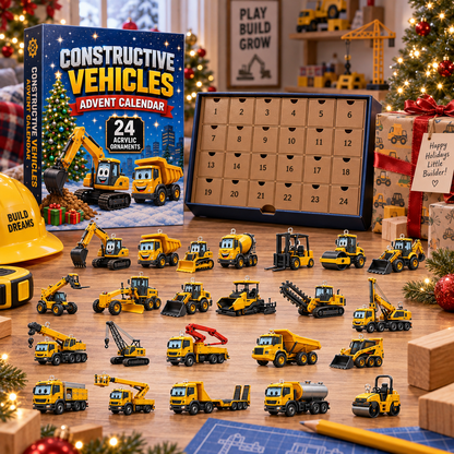 CHRISTMAS KICKOFF 49% OFF - Constructive Vehicles Advent Calendar 2026